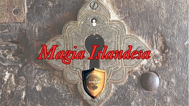 Curso de magia islandesa online grabado con símbolos rúnicos y talismanes nórdicos, incluye manual digital
