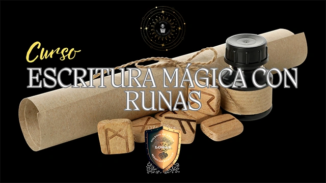 Curso de escritura mágica con runas online grabado con manual digital