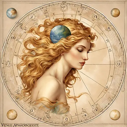 Venus diosa mitológica - Venus en la carta natal astrológica - Formaciones, Cursos, Talleres Online - Instituto Paracelso Santiago Providencia Chile
